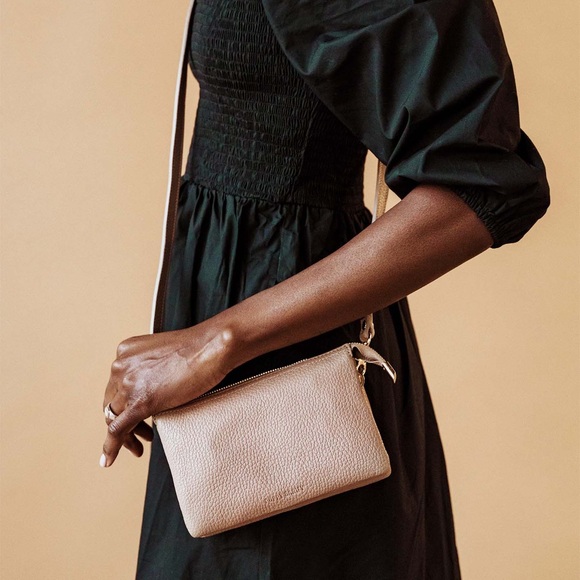 Poppy Barley Handbags - Poppy Barley Burgundy Clutch 3 in 1 wristlet bag wallet shoulder bag